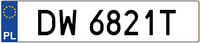Truck License Plate